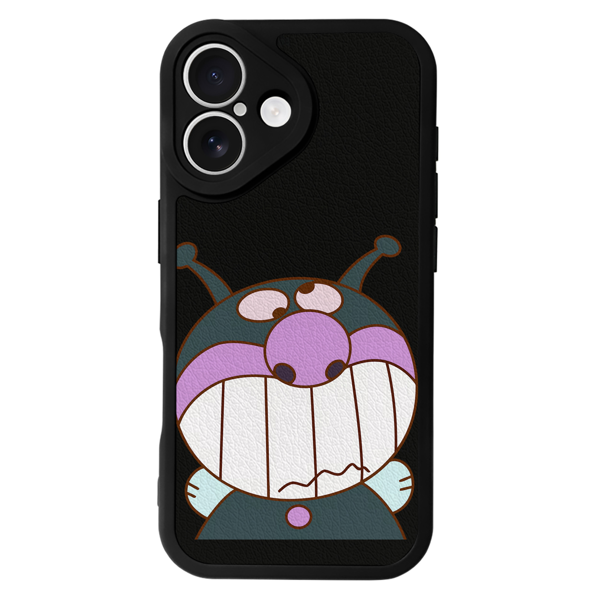 （画像用） アンパンマン Anpanman 【iPhone 16シリーズ対応】シリコンスマホケース（レザー調） 材質：シリコン